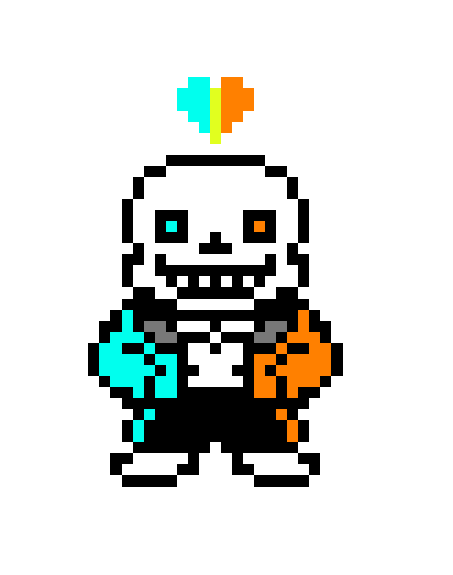 [9664c4] Orange/blue Sans 
