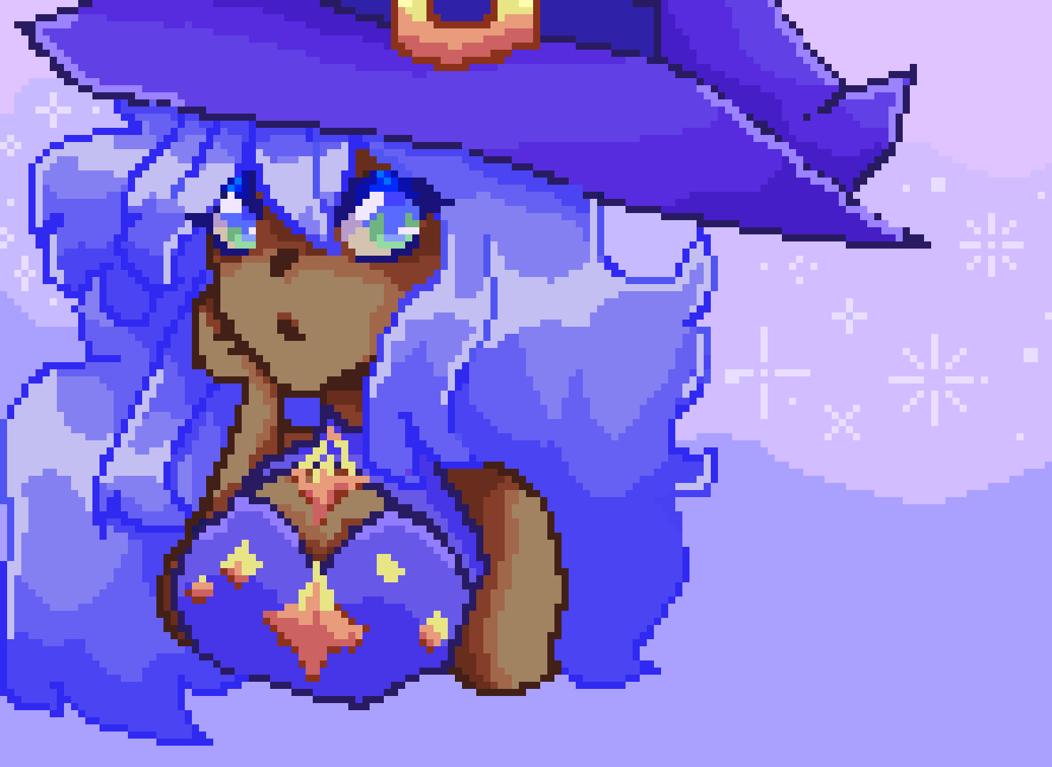 [22b4ef] Witchy Girl