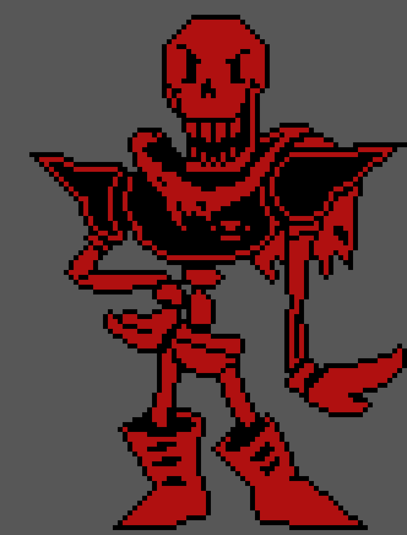 [55c112] Underfell Papyrus sprite