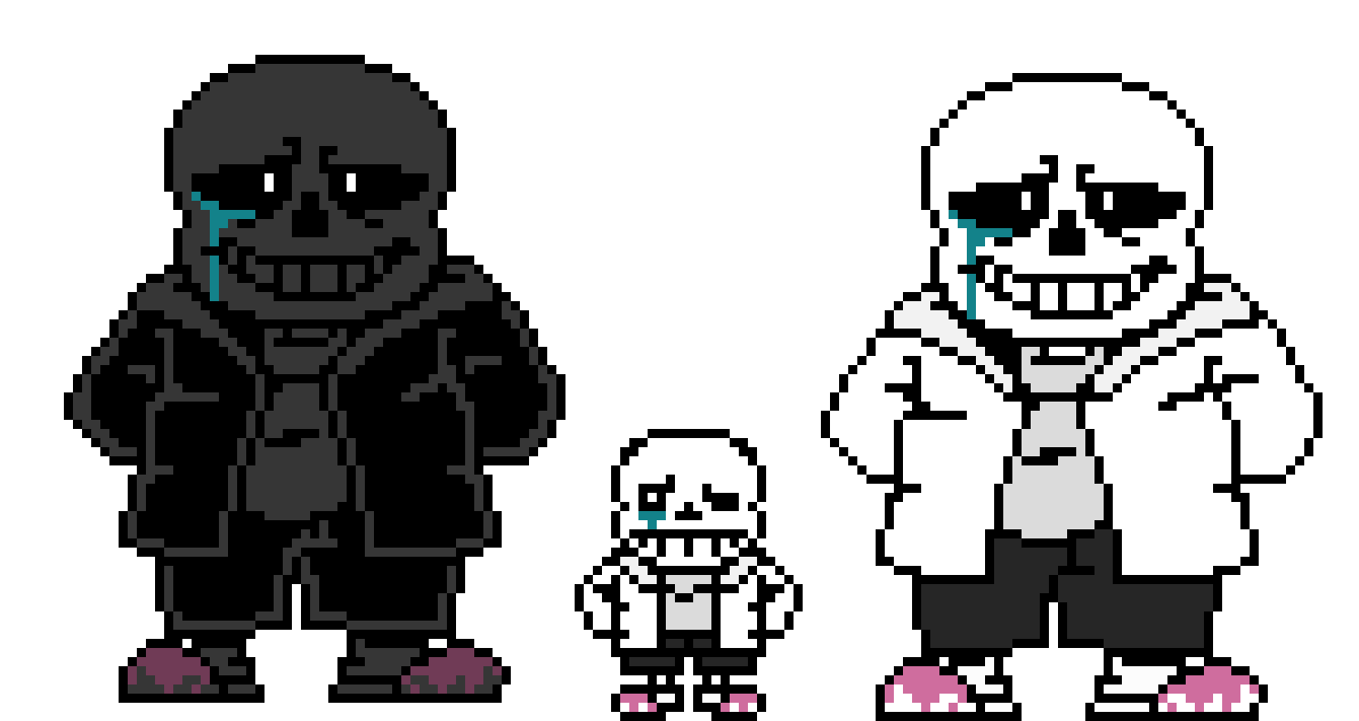 [f16278] Alphatale - Alpha!Sans Battle Sprite (Epicized)