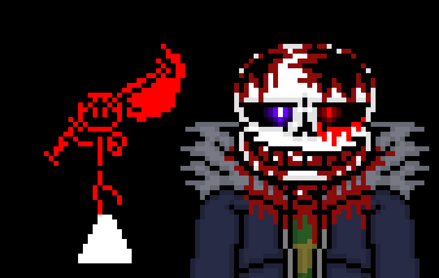 [57dac4] then Phase 3 he has the higher ground, he would be pointing at you whilst wielding his massive axe 