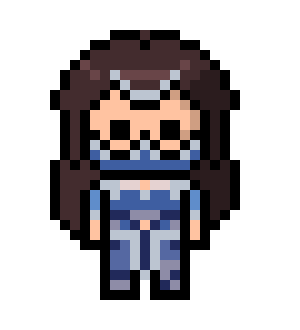 [9b62c8] danganronpa pixel sprite mileena