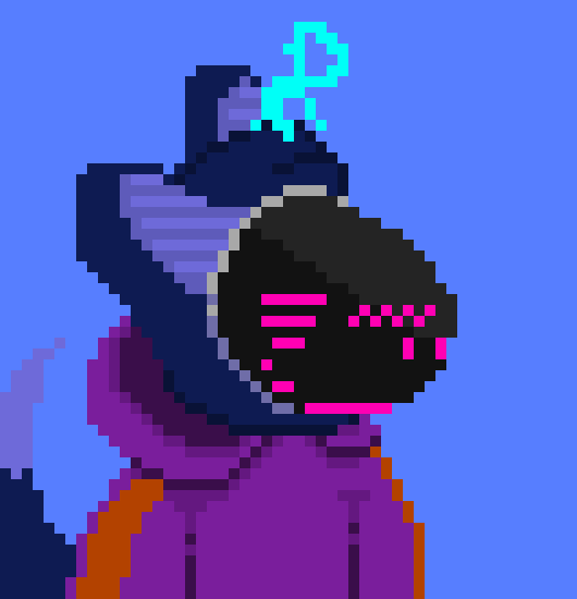 [c91422] *One guy pops out* oi! His face is- uhh... purple! What's that mean?