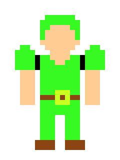 [9664c4] character 1 green