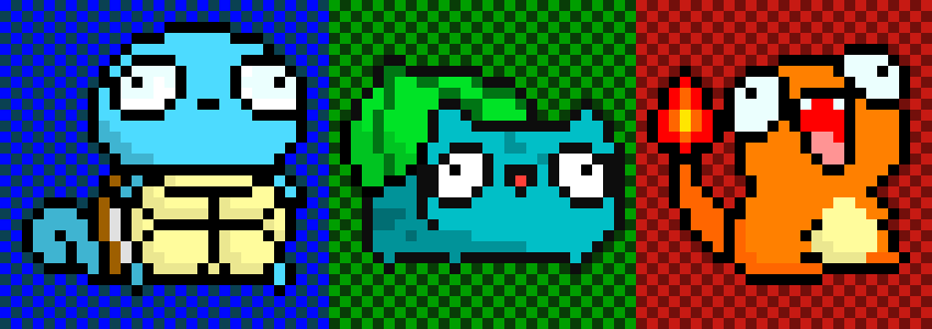 Derpy Gen 1 Starters Pokemon