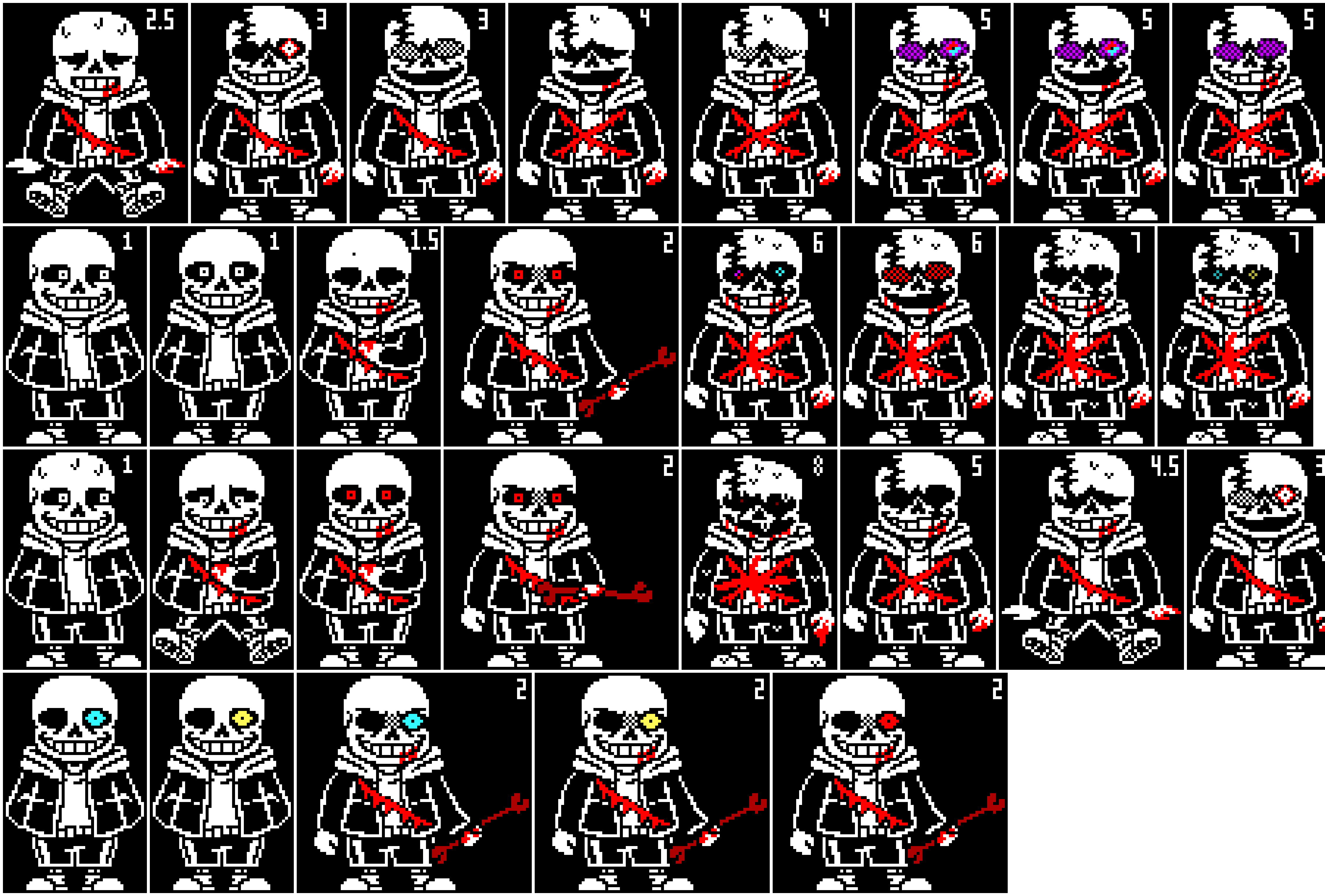 [ba0b02] Sans LB Sprites Phases 1-8