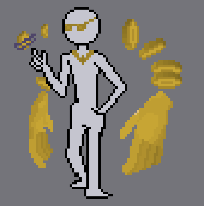 [8cf262] I change names with every new sprite soooo, Aurelius means gold and this guy controls gold so I thought it was clever