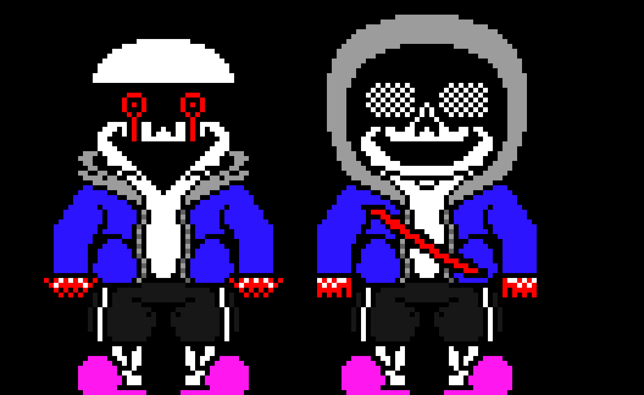 [d082ec] VHS Sans phase 3 vs dusttale last genocide phase 3