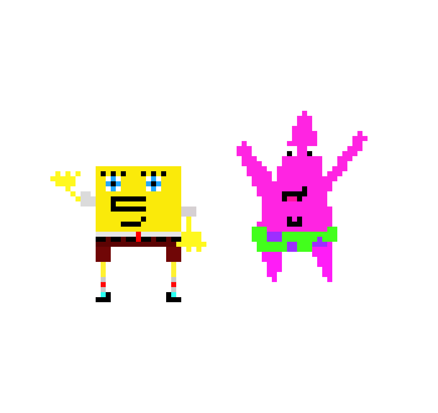 [9664c4] spongebob and patrick