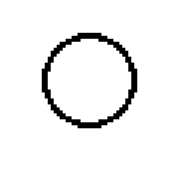 [4f7a58] Pixel Art Circle 1