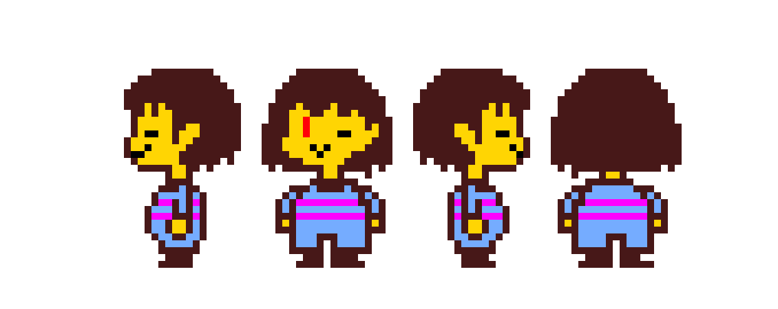 [b7731b] tru geno Frisk Sprite Sheet