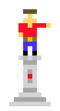 [9664c4] Pointing Statue