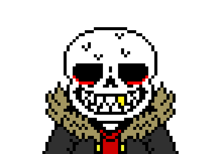 Gaster blasts Chara and Karma and orange and CV and Xavier * For that bullshit fight