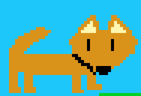 Pixel art rusty