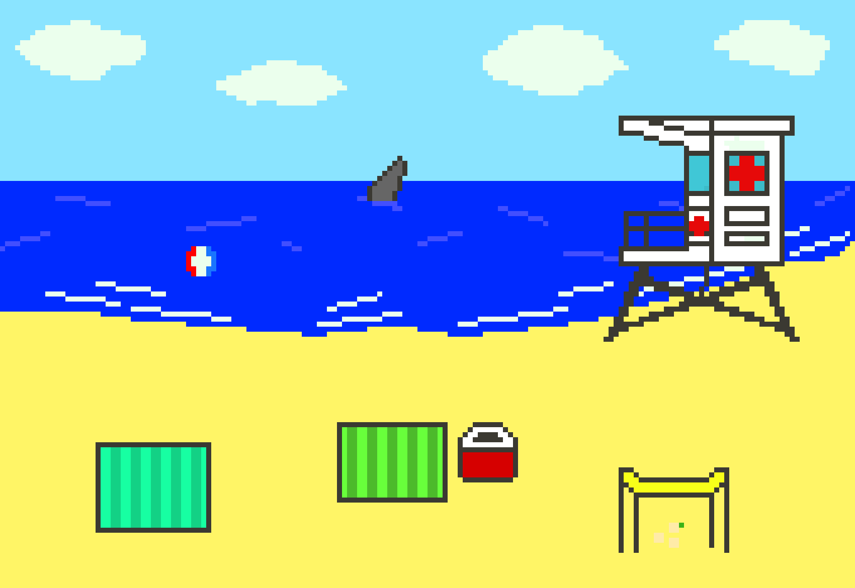 [194dc3] Beach Pixel