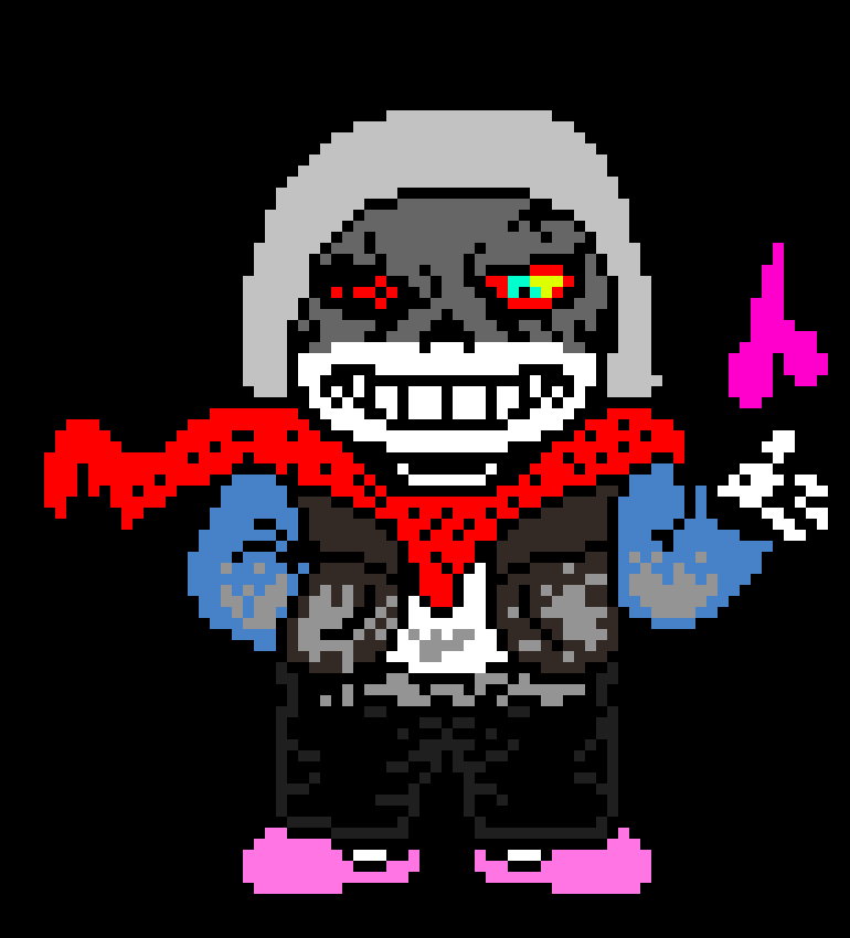 [89e0ac] Undertale Sans The Skeleton Battle Sprite.