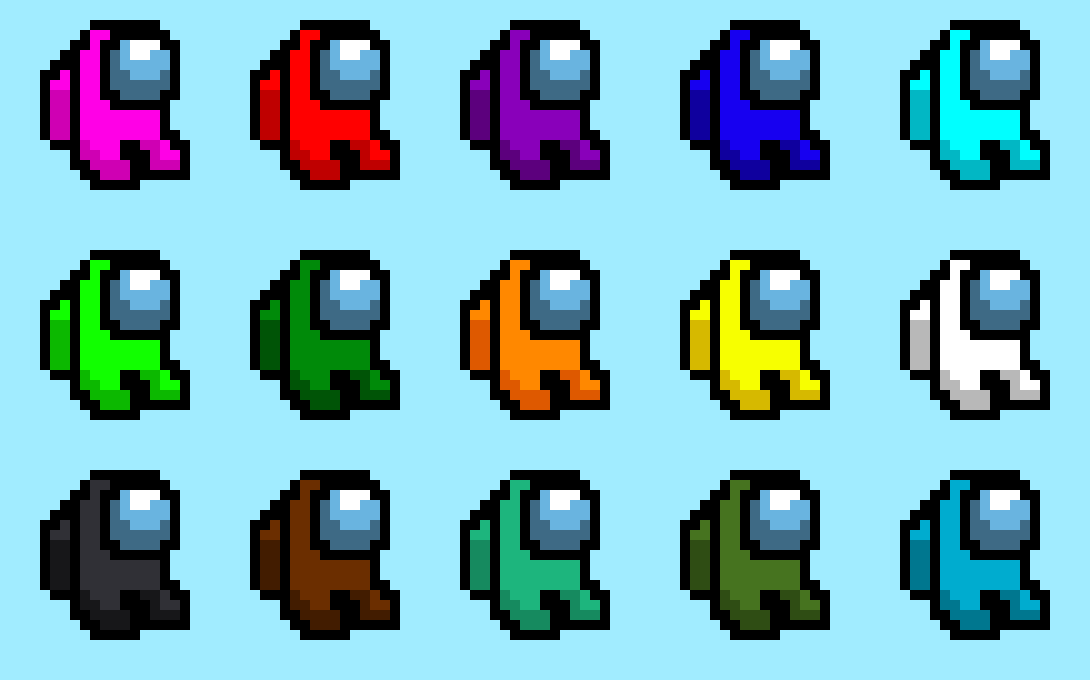 [9482b4] Mini Crewmates all colors (including the ones coming soon)