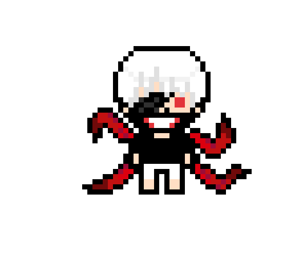 Kaneki Ken Danganronpa Pixel Art