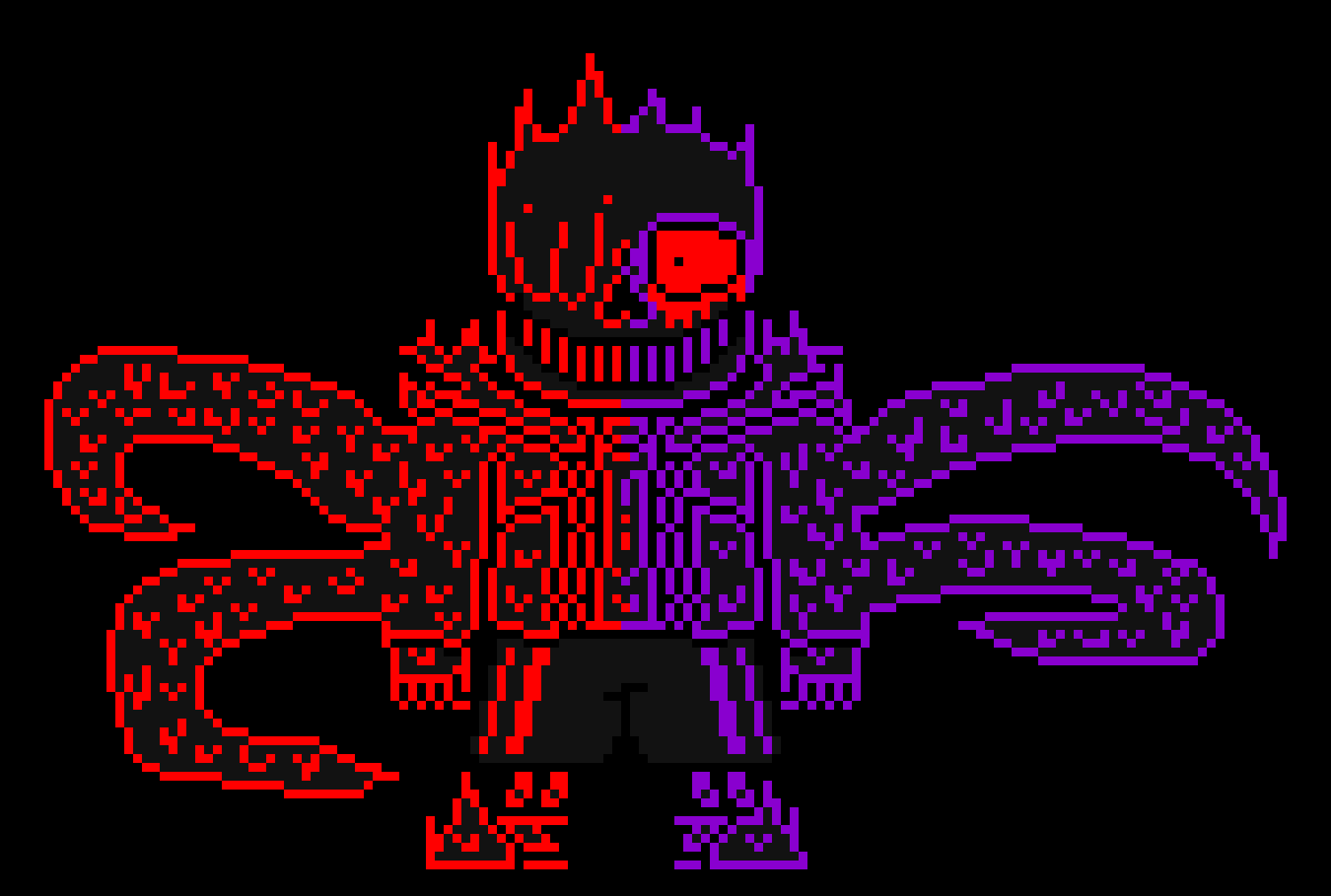 [e8cb42] (sure) *still careless about the pain* heh really? *regrows the tentacle* your no fun *tps away* now where am i?
