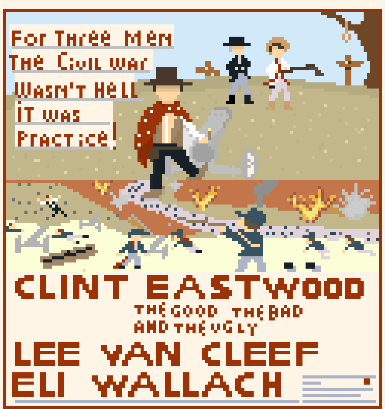 [ddbef0] the good the bad the ugly   poster  
