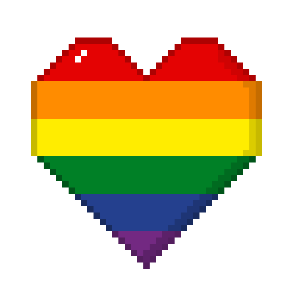 [5078f5] Rainbow Pride Heart