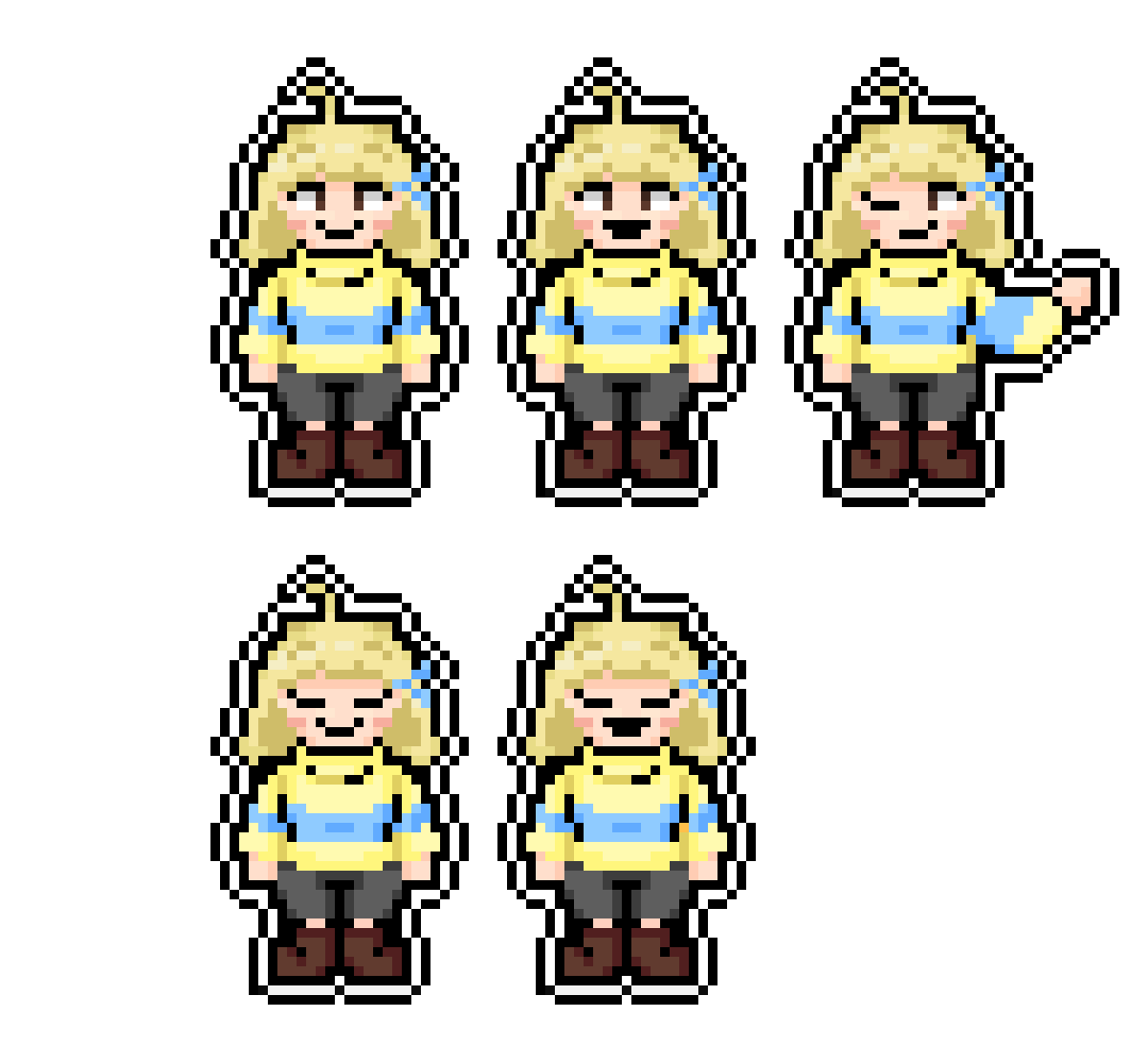 [533d25] Sprite Sheet Hazel Unfinished