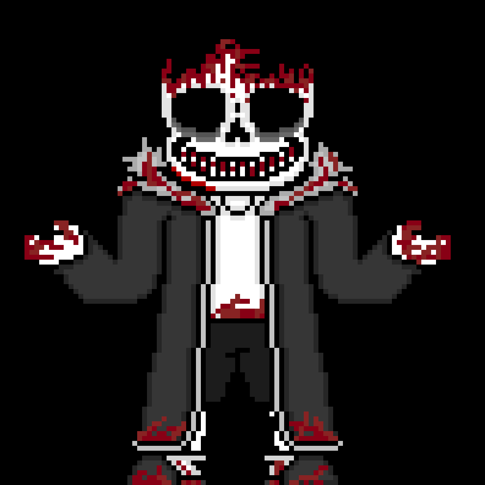[e8cb42] oh shoot it *shoves a bone down FT's eye socket* back to what i was doing *the spikes of the bone cage slowly grow into frisk*