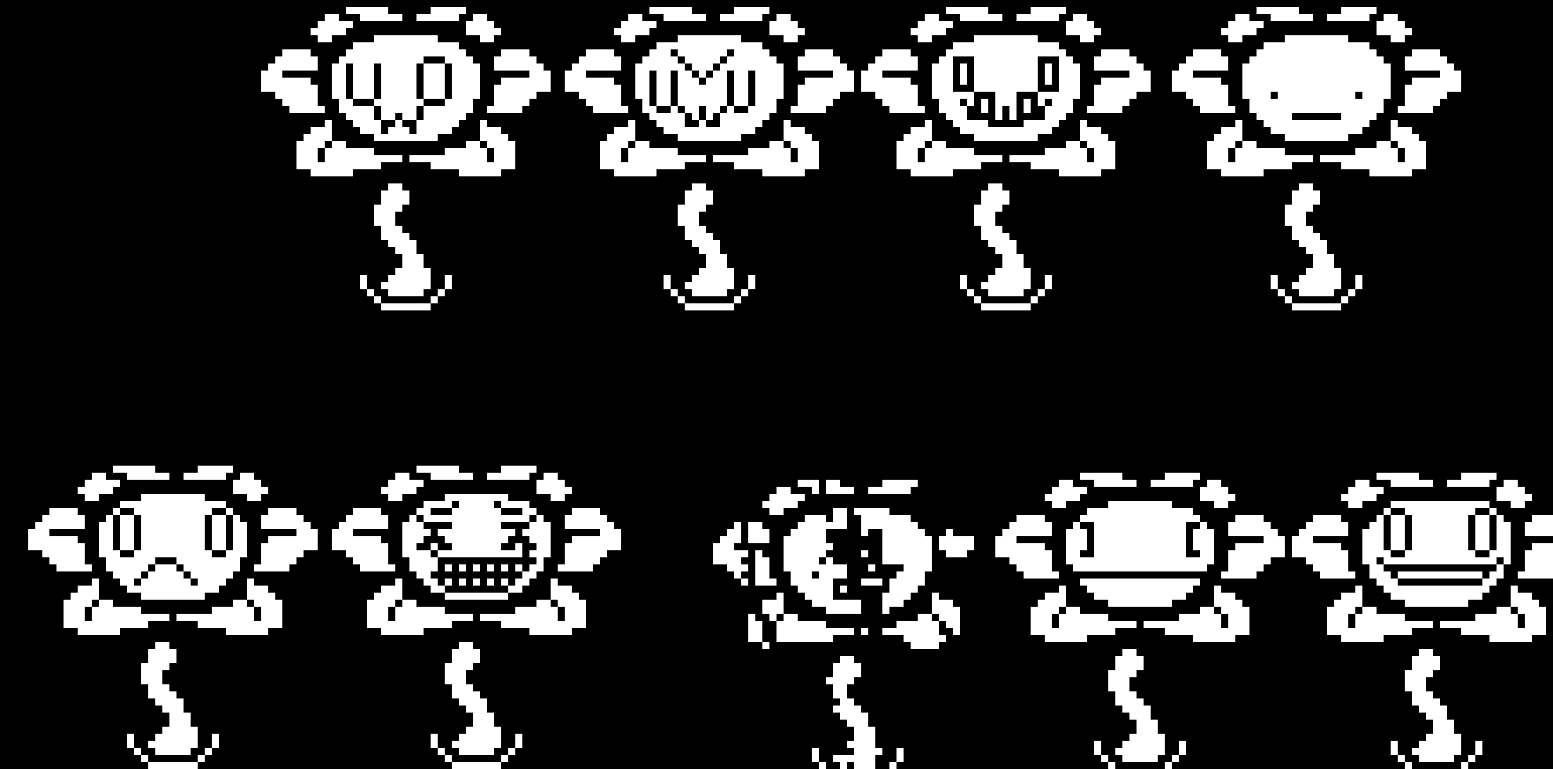 [08ea63] Foxtale Flowey sprites