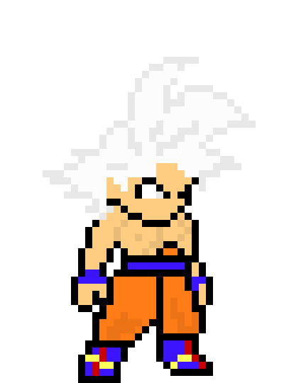 8Bit Goku ultra instinct