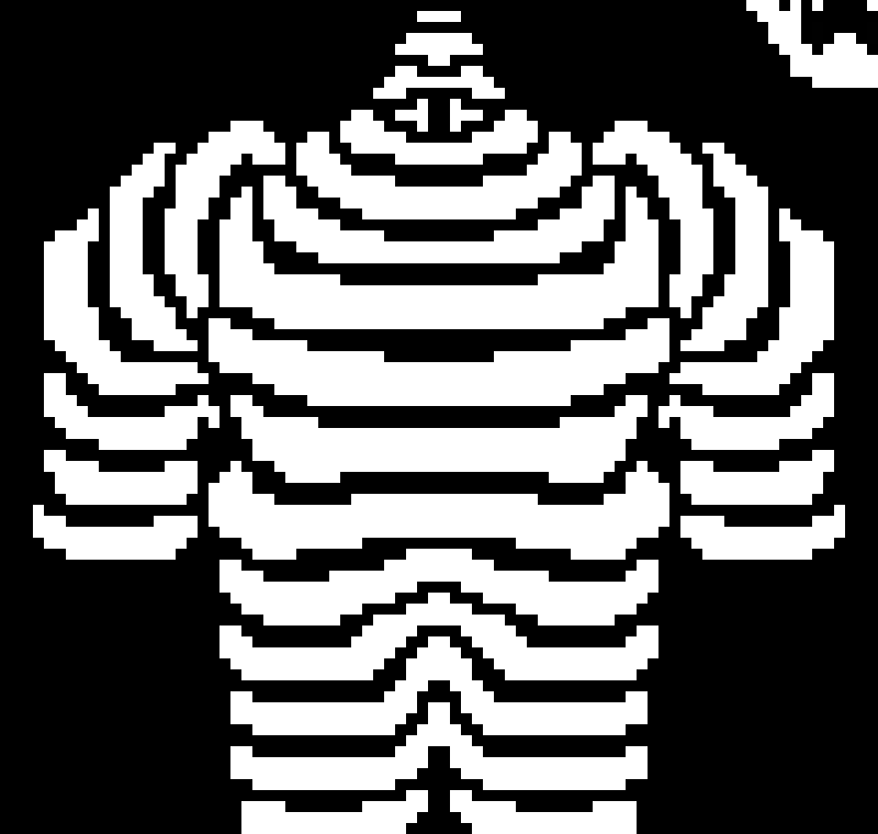 [1f86ca] hmm imagine this is like the super evolved version of the like uhh shit what was that eye monsters name the one in Undertale uhhh was it like o? something with a o?