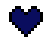 [9664c4] blue heart