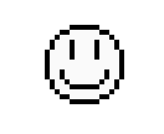 [b0b6c0] Pixel Smiley Face