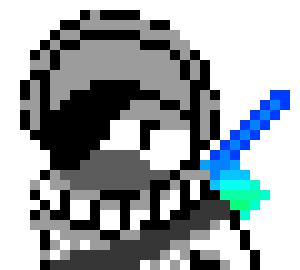[3897d8] *sits beside pumpkin sans*
