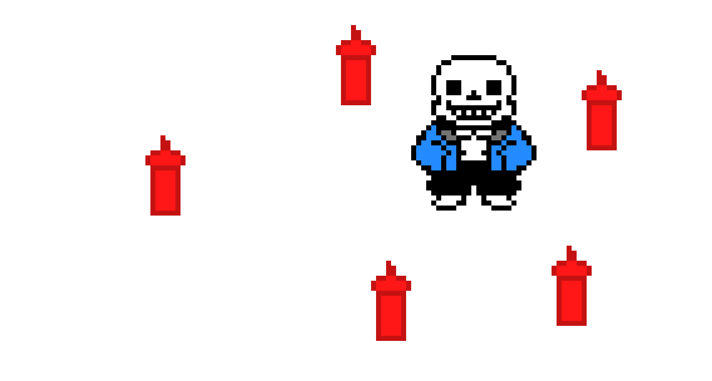 [9664c4] sans and his ketchup