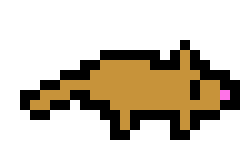 [85293b] Ferret Game Sprite Side #1