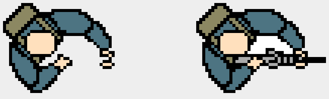 [1a2e44] Custom Player Sprite For Top-Down-Shooter