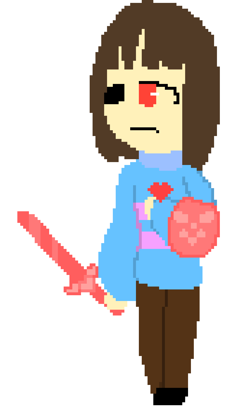 [9664c4] Glitchtale Frisk (One Eye Open)