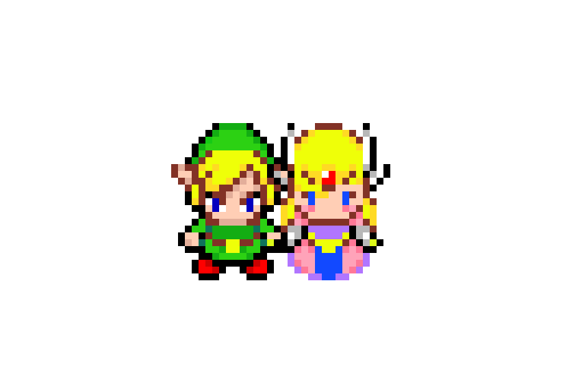 Link and Zelda