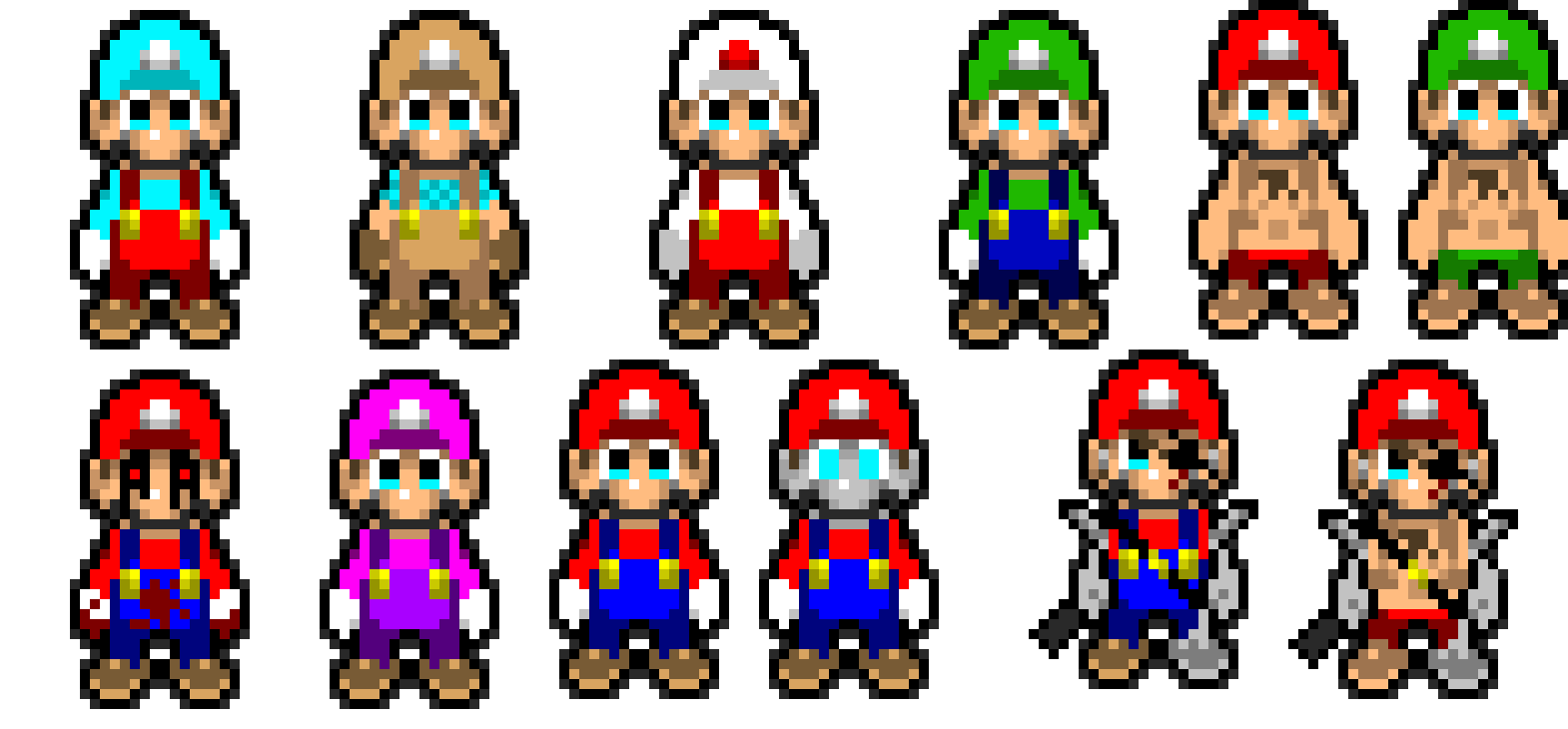 [8ab416] multi marios