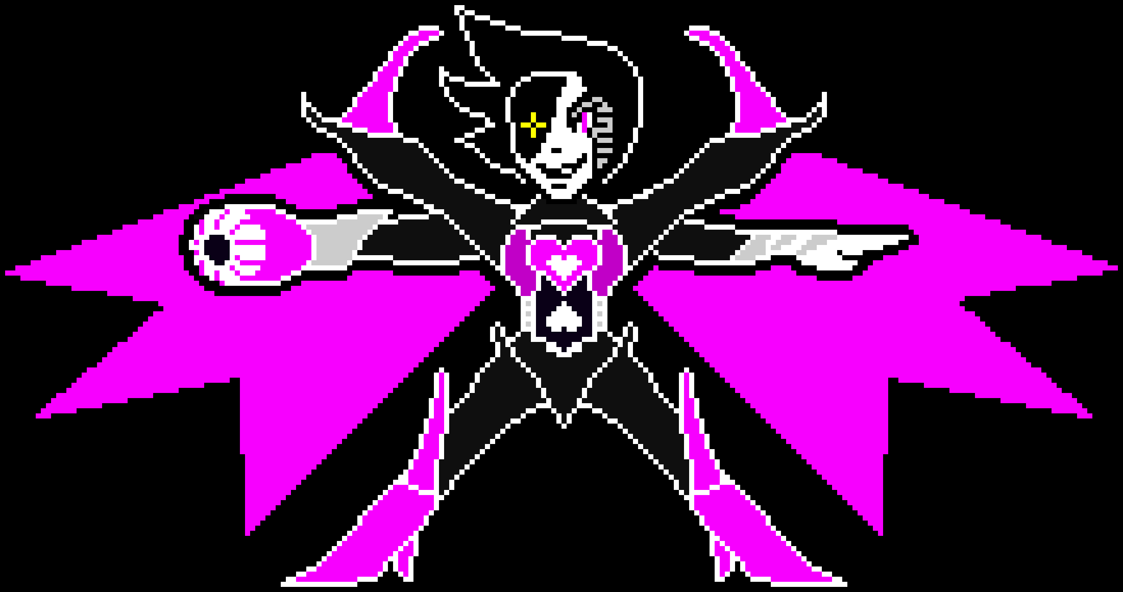 [4f4e68] Colored Mettaton NEO sprite