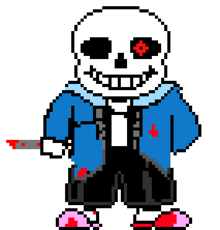 [e6d58b] murder Sans Sprite with eye