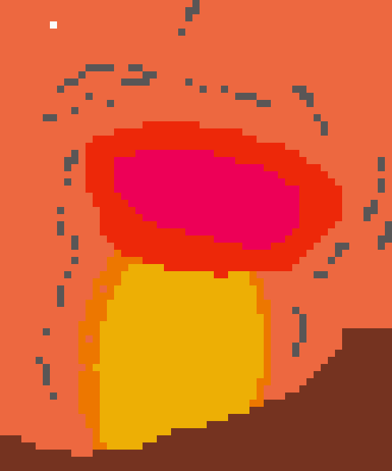 [19afb0] The energy pack explodes causing a massive increase in energy all along pam and completely destroying the castle  