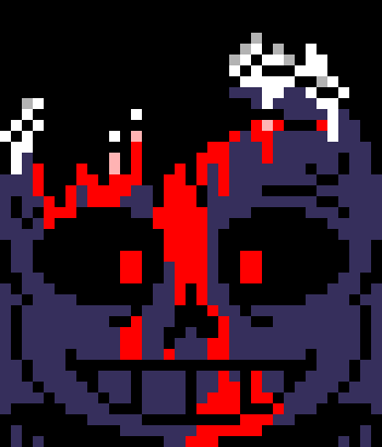 [7ce906] *(Demented teleported outside of the forest, and back to civilization.)  -HorrorTale Sans