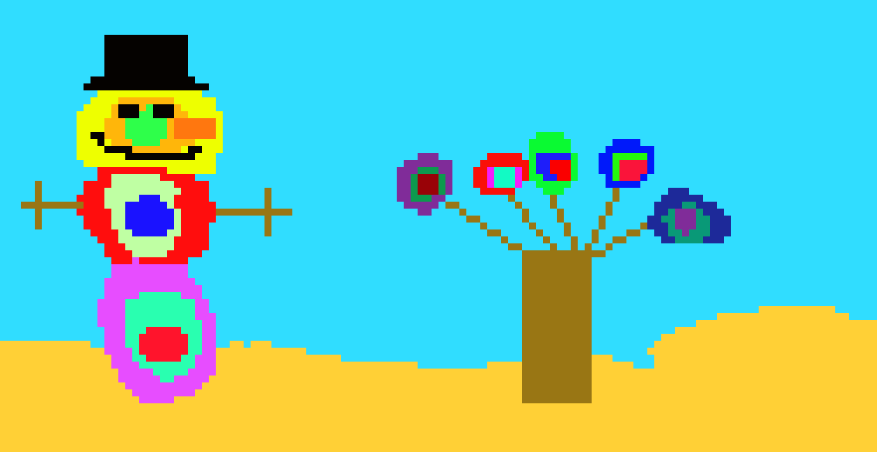 [c9c275] pixel art
