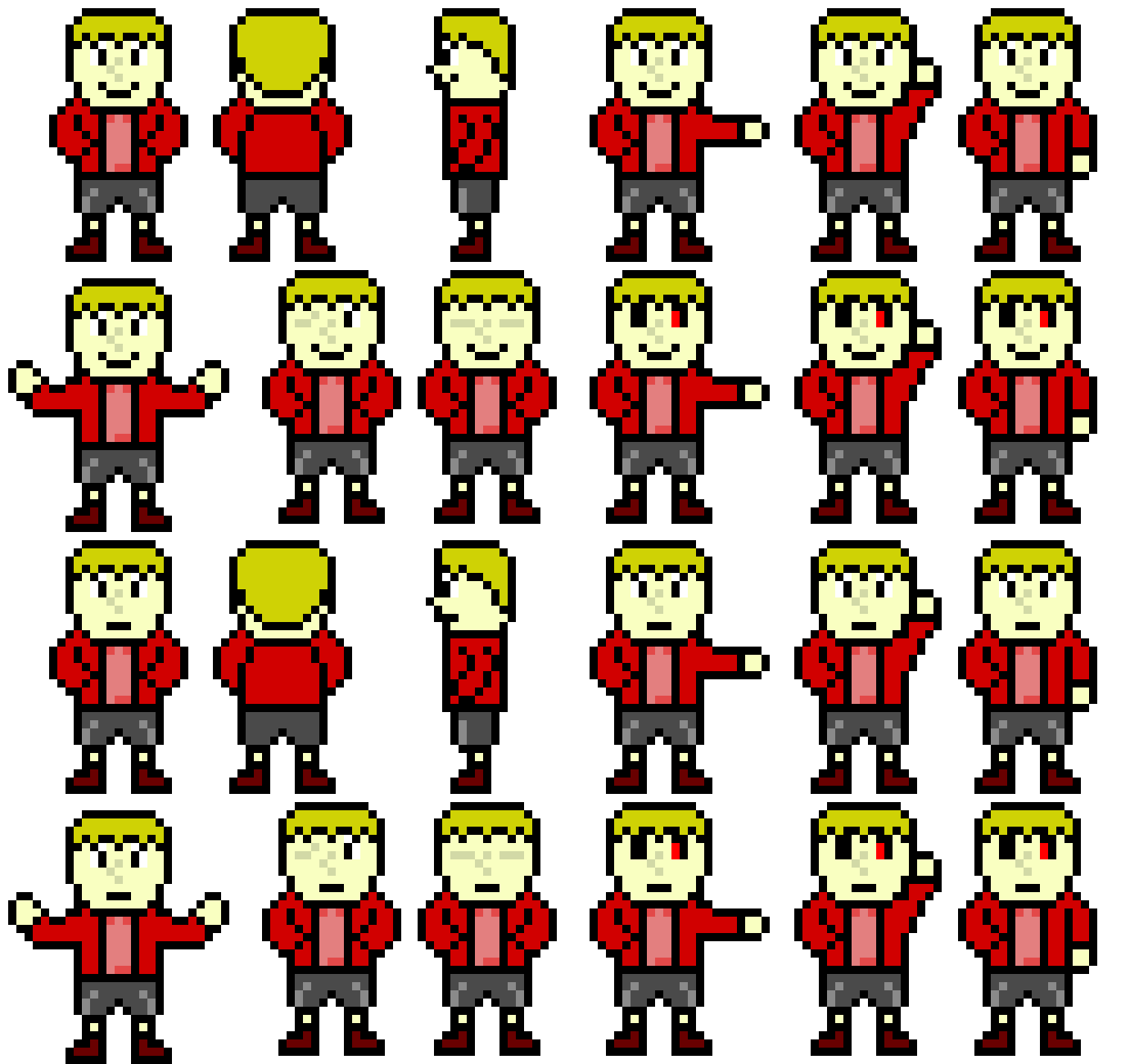 [9664c4] Alex Sprite Sheet - UnderLife