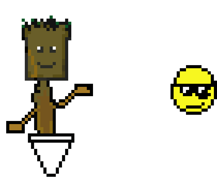 [9664c4] baby groot and emoji