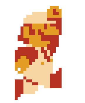 [aa1448] SMB1 Luigi fire