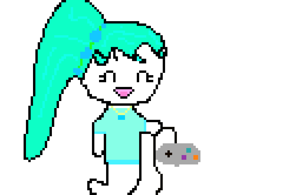 [254d75] Unnamed Ghost Pixel Art: Video Game