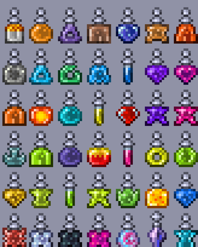 [2d7886] These are Terraria Potions- -Marker