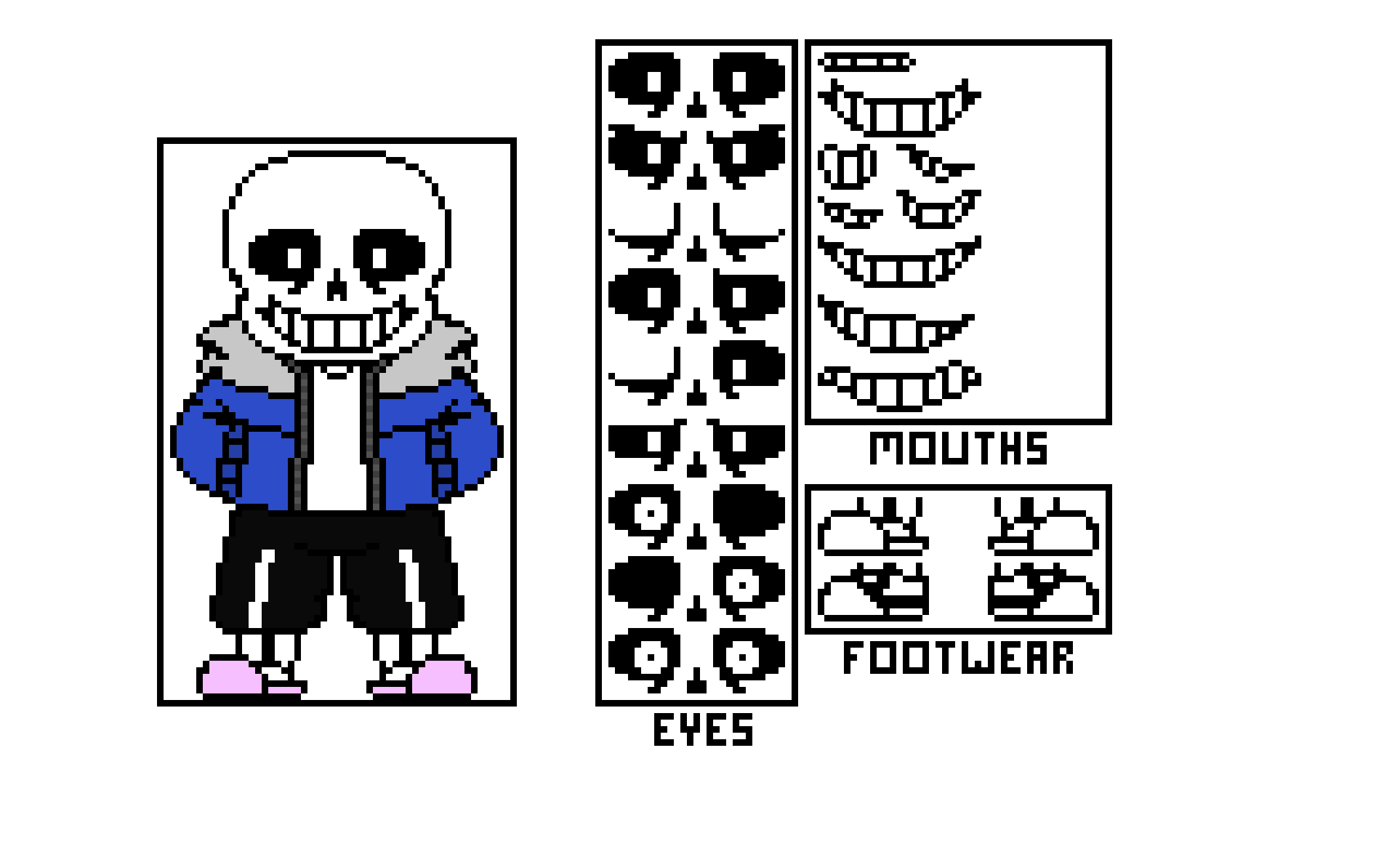 Sans + sprite editor
